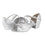 Thumbnail: Freed of London Lucy girls ballroom dance shoe silver