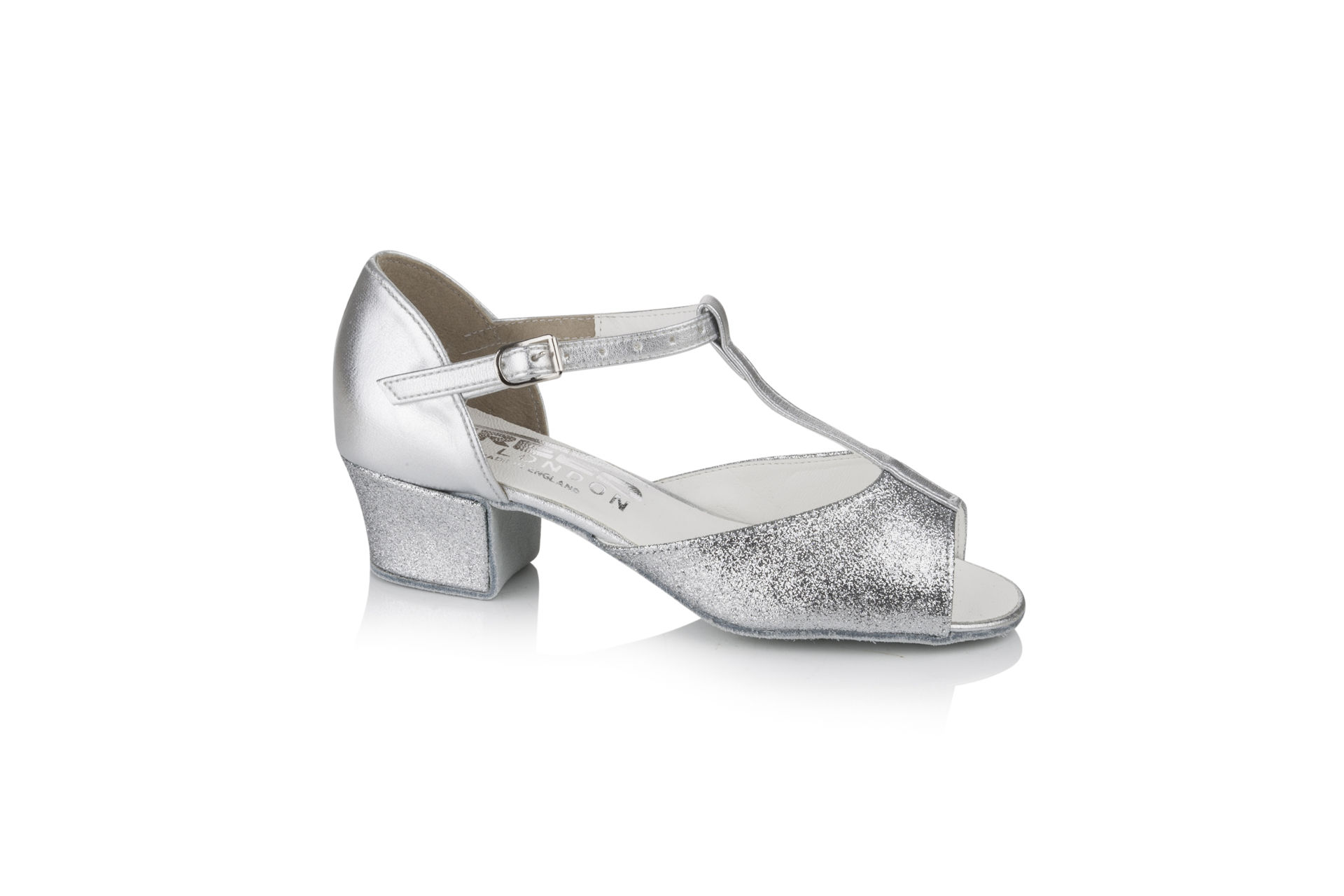 Freed of London Marina girls silver ballroom shoe