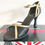 Thumbnail: Supadance 1073 black and gold dance sandle, 3"heel