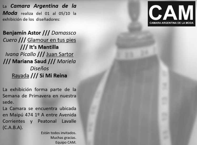 Actividades en la CAM