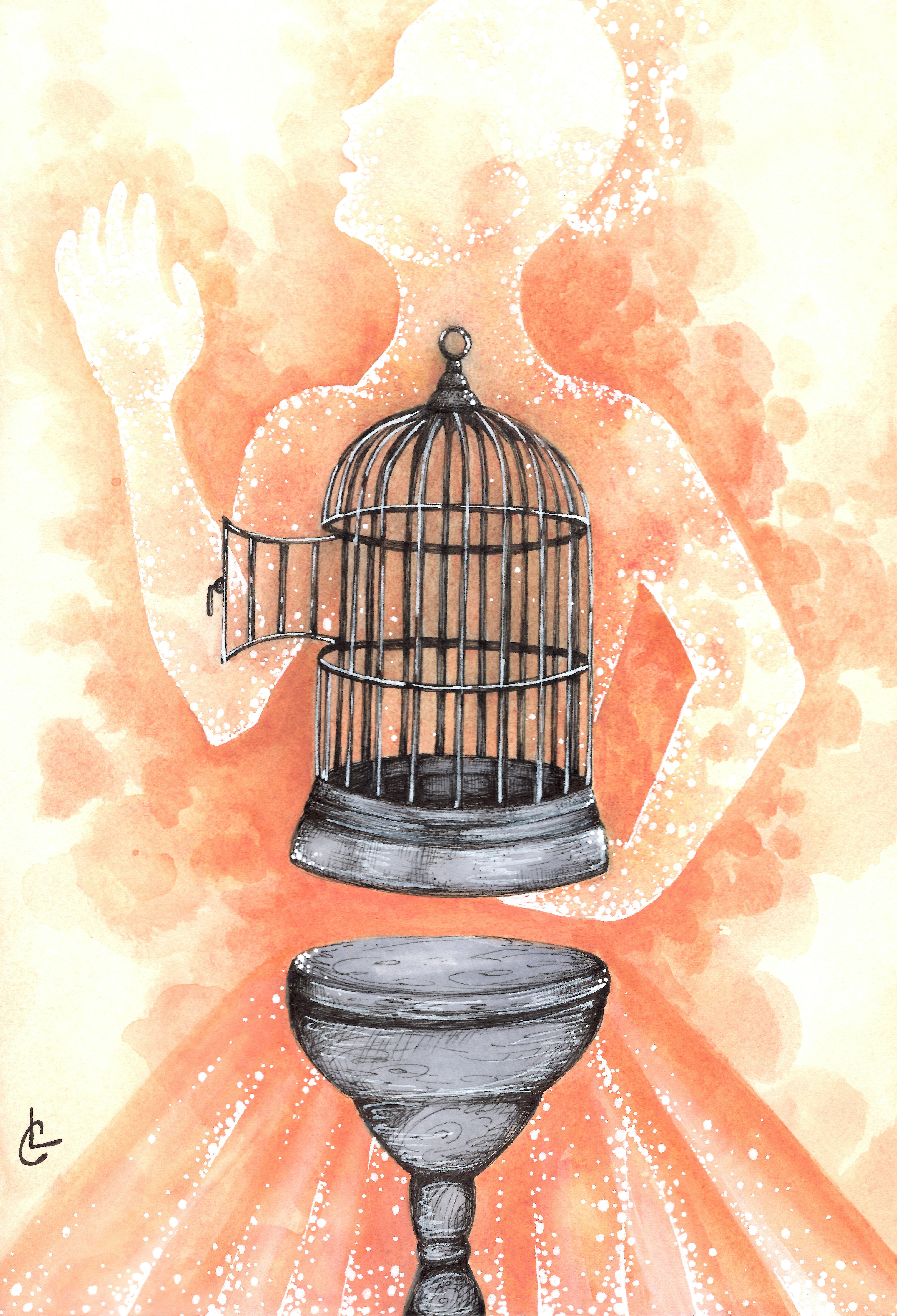 "Open" | Inktober 2021