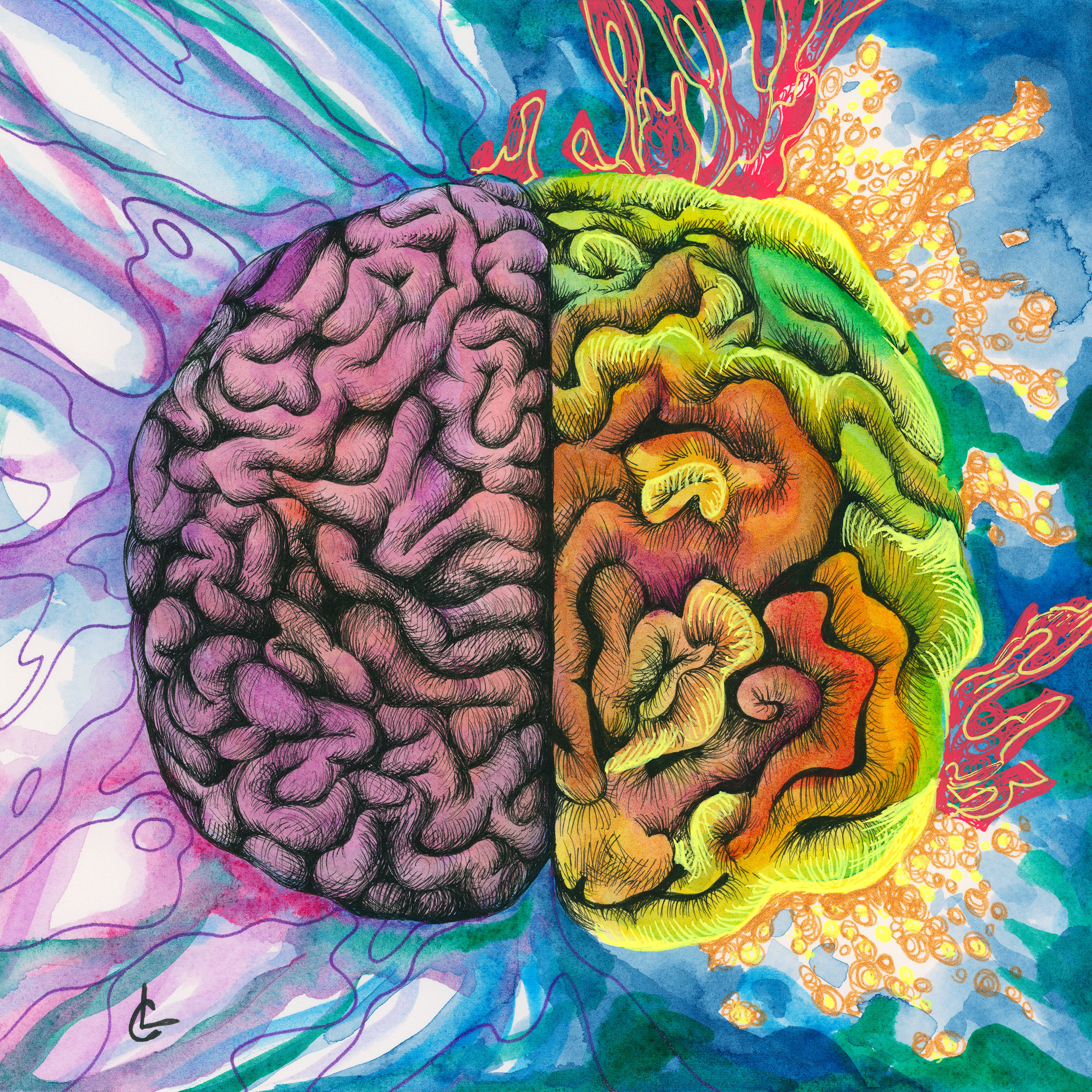 "Coral" | Inktober 2020