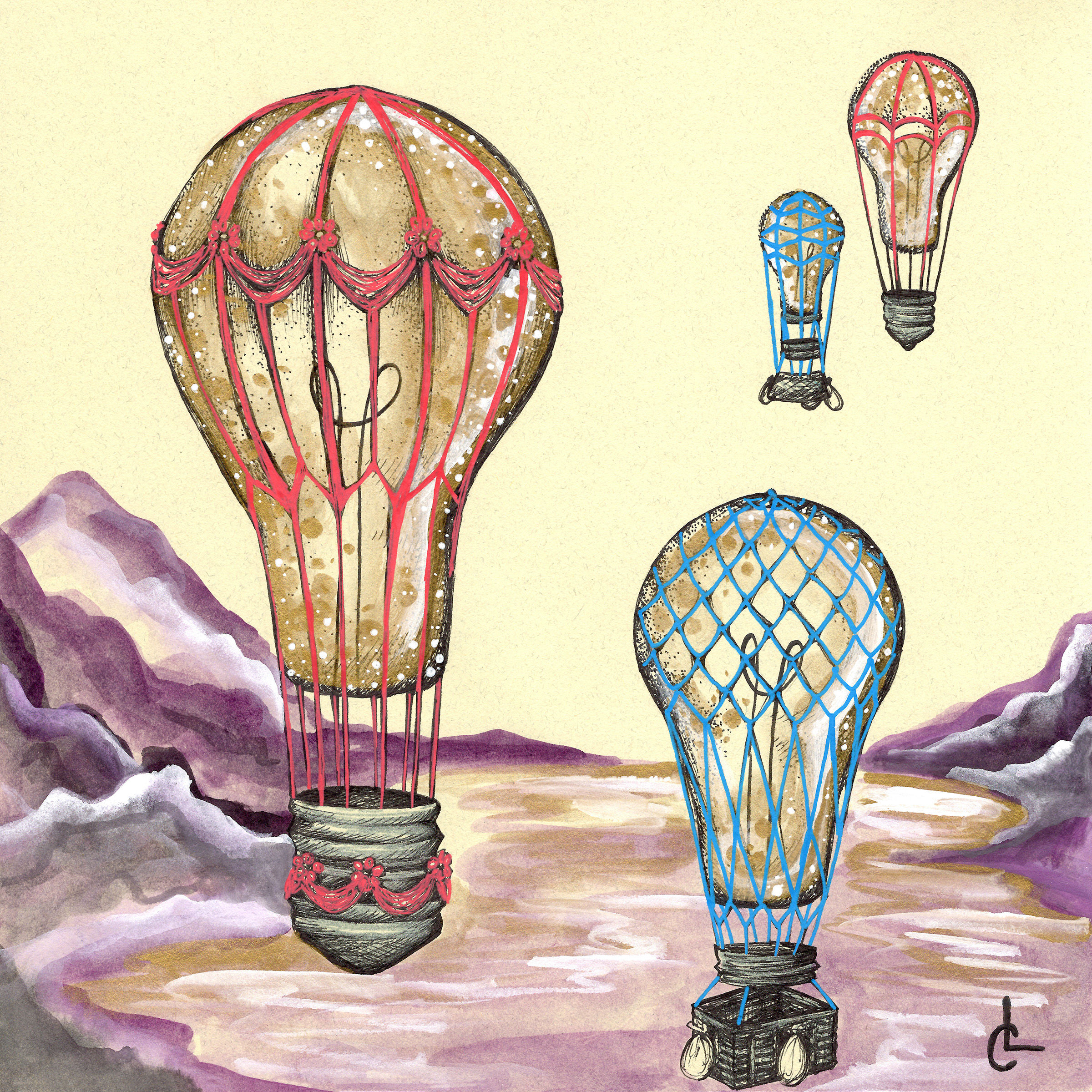 "Float" | Inktober 2020