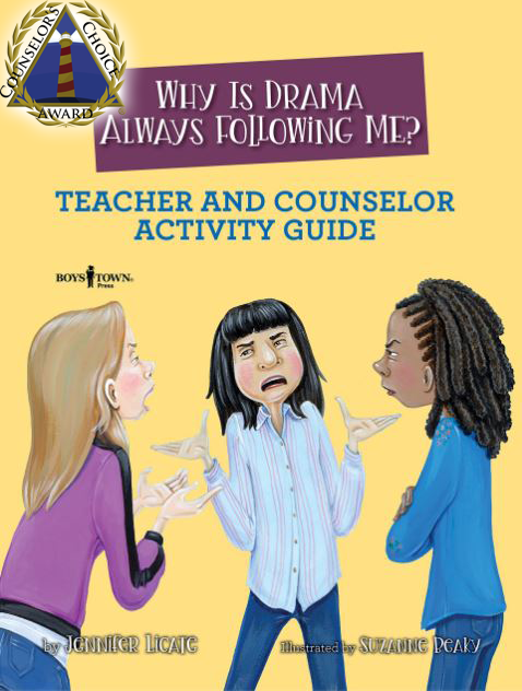 Book cover of child's therapy book winner of counselors choice award