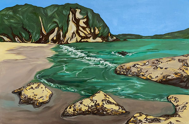 Lonely Bay Waves (910x610) RZ.JPG