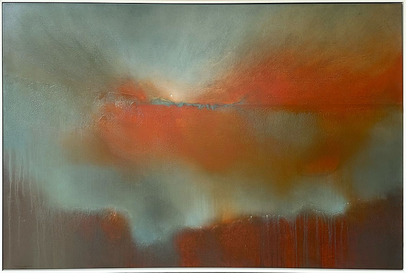 To The Other Side View at ArtSelect Gallery Newmarket Auckland 1500mm x 1000mm Framed $5,