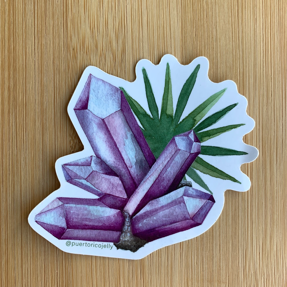 Thumbnail: Tropical Amethyst Sticker