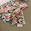 Thumbnail: Garden Party in Lavender Ruffled Clutch Bag