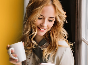Beautiful Girl Playing with Mobile