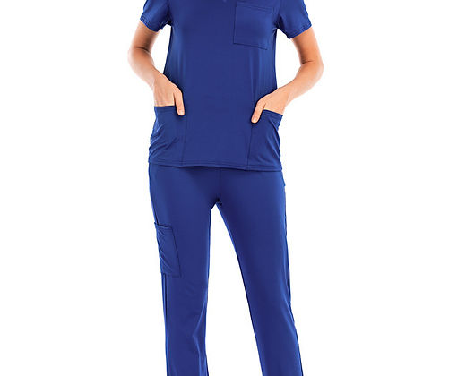 Suit Medical for Blue Women Stretch Body Uniform