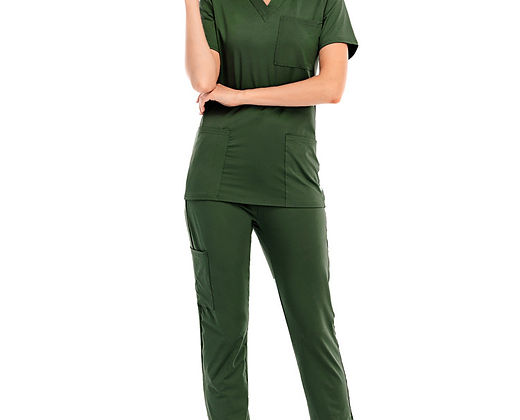 Suit Medical for Blue Women Stretch Body Uniform
