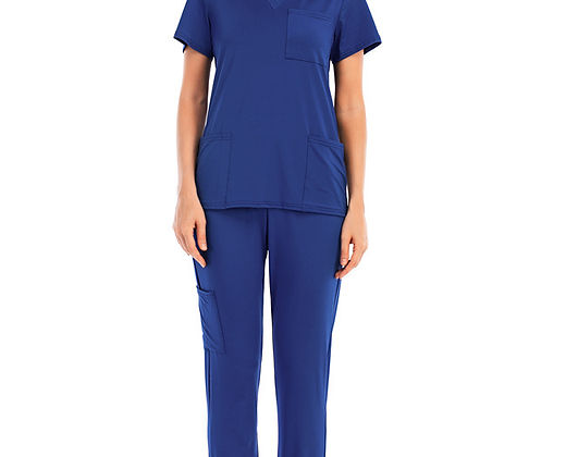Suit Medical for Blue Women Stretch Body Uniform