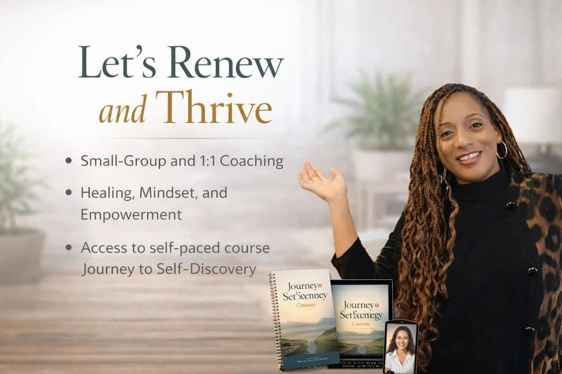 renew and thrive coaching, 90 days, group and individual sessions