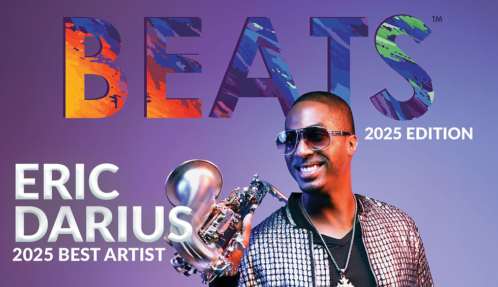 Eric Darius on the cover of BEATS Magazine