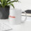White glossy mug