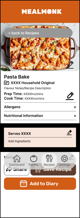 Create Recipe 1