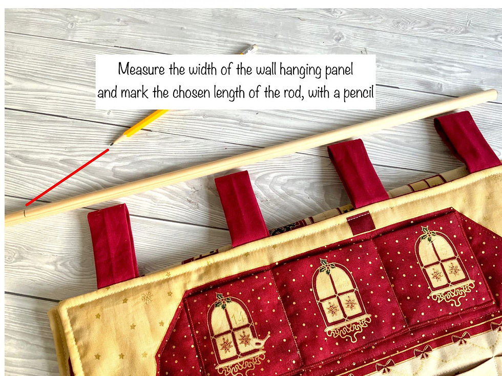 How to make a tab top hanger