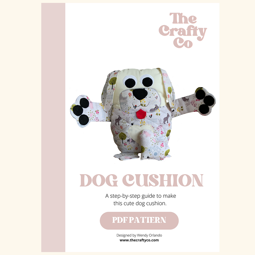 Thumbnail: DOG CUSHION SEWING PATTERN PDF