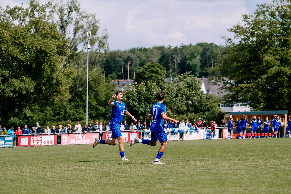 Torschütze zum 2-0 im Relegationsspiel gegen Großrinderfeld