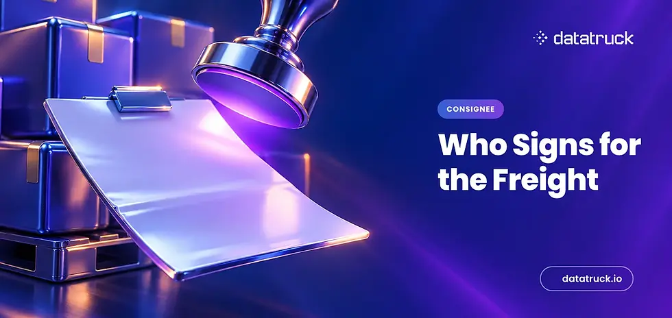 What Is a Consignee in Trucking and Who Signs for the Freight