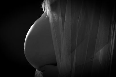 das Highlight, den Baby, Entstehung eines Kindes beleuchten, Studiofotografie