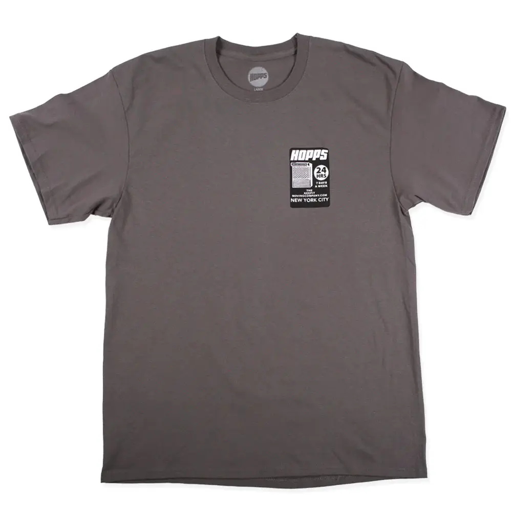 Hopps Skateboards 24HRS Tee Heather XL