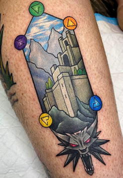 A Kaer Morhen tattoo