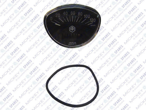 Vespa black 120km speedometer