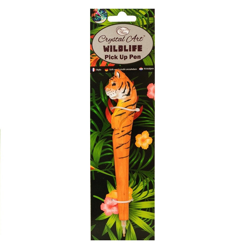 Tiger Crystal Art Pick Up Pen