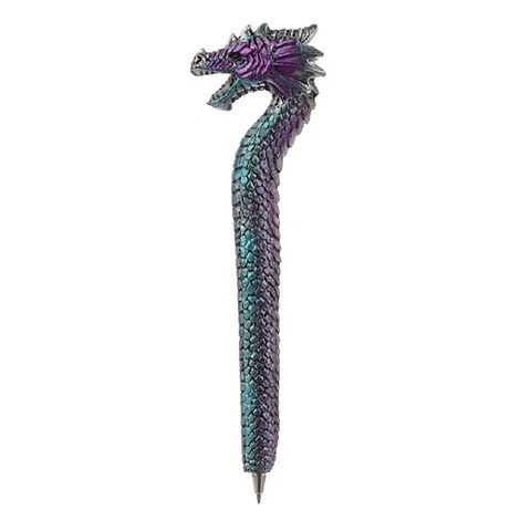 Blue And Purple Fantasy Dragon Pen Mythic Realm