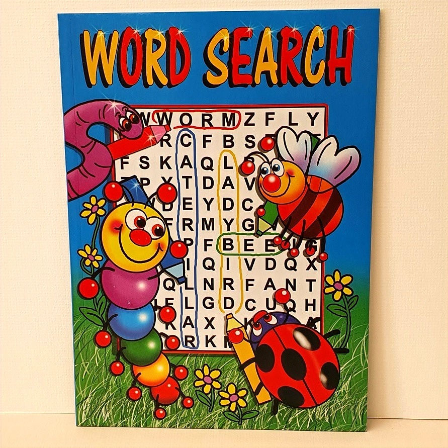 A4 Junior Word Search Puzzle Book