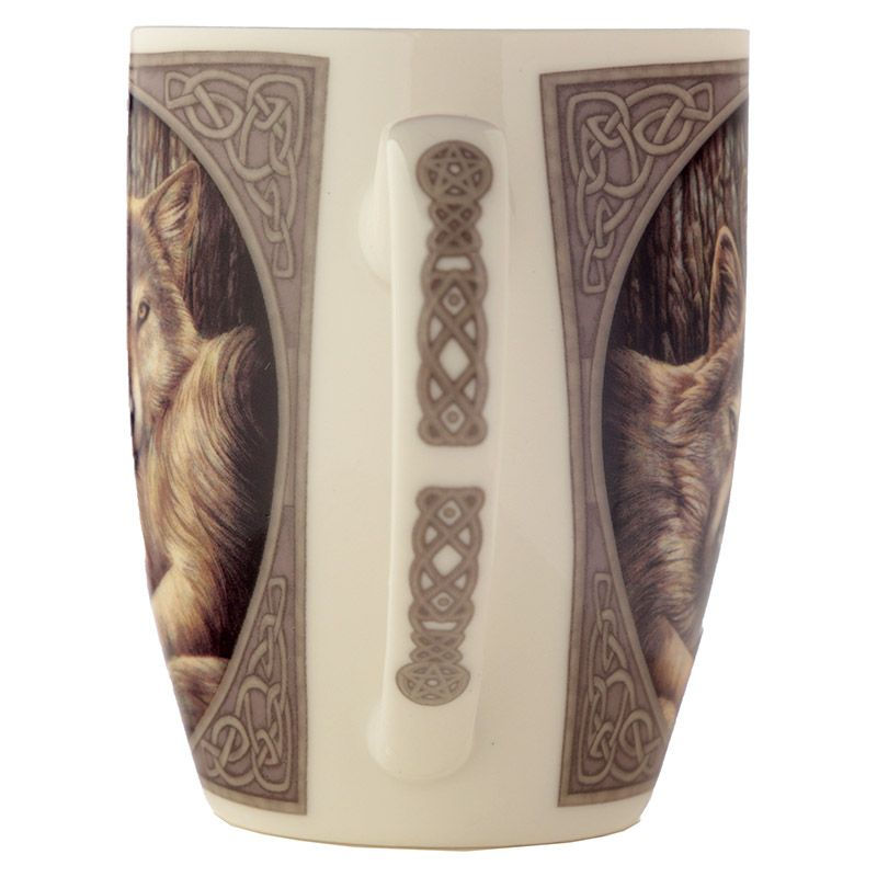 Thumbnail: Loyal Companions Wolf Porcelain Mug (Lisa Parker)