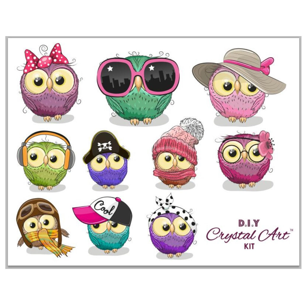 Owl Life Sticker Set of 10