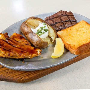 Steak & Chicken Teriyaki Dinner