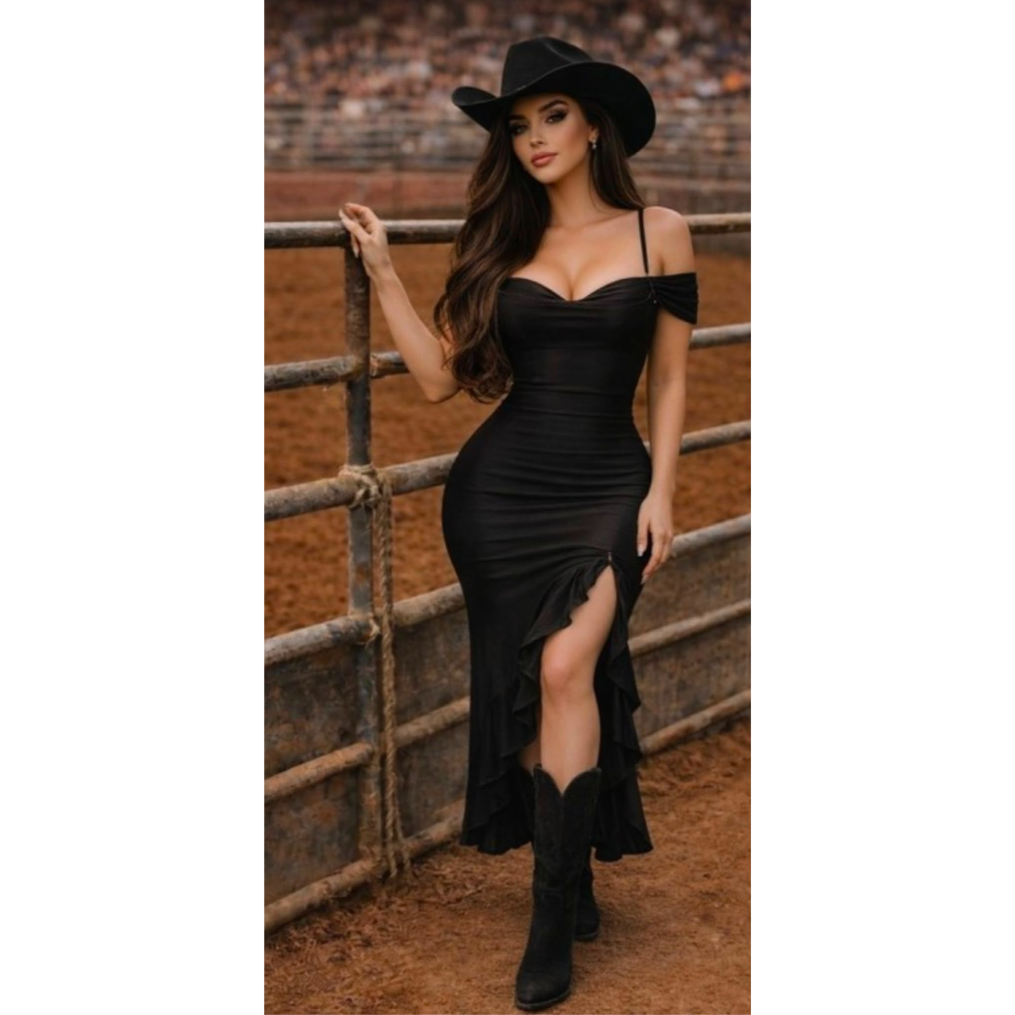 Long Elegant Black Dress