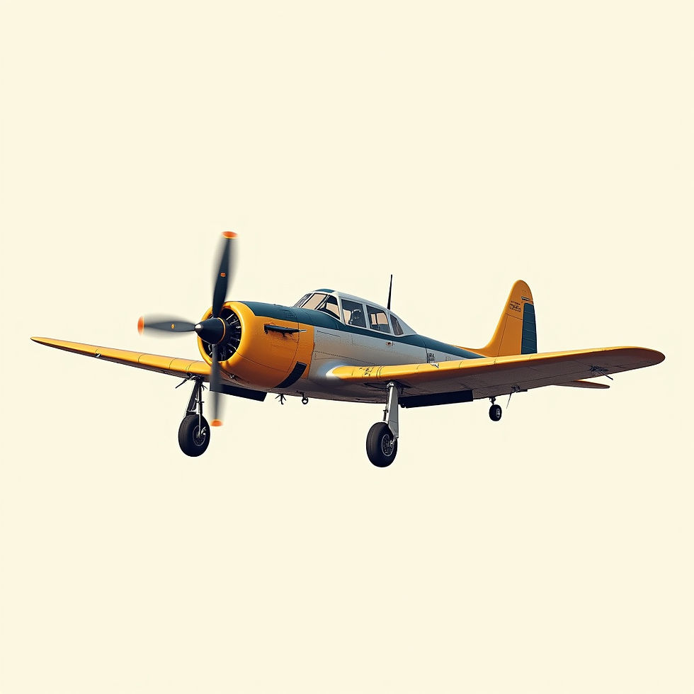 Vintage Propeller Plane