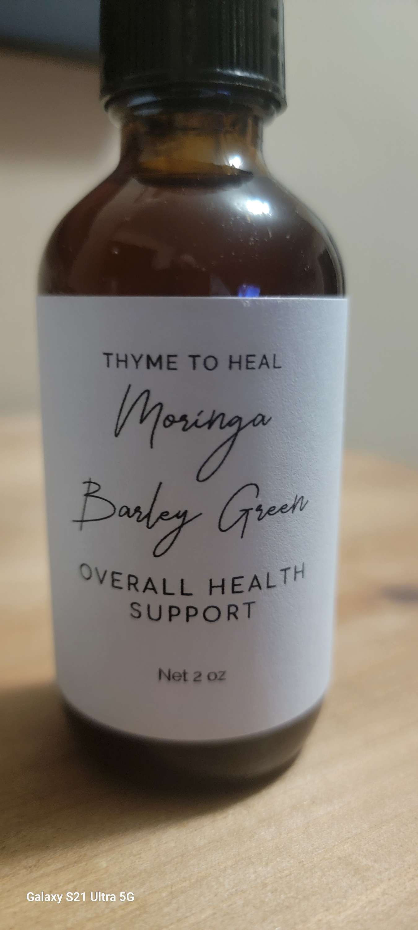 Moringa & Barley Green Tincture 2 oz