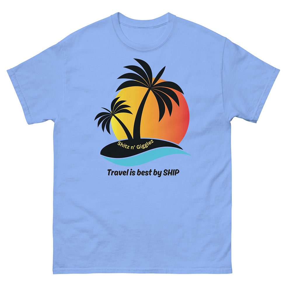 Thumbnail: "Travel is best by Ship" Unisex classic tee