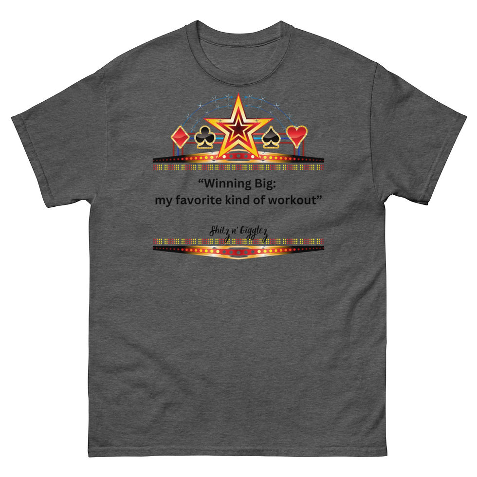 Thumbnail: " Winning Big: my new kind of workout" Unisex classic tee