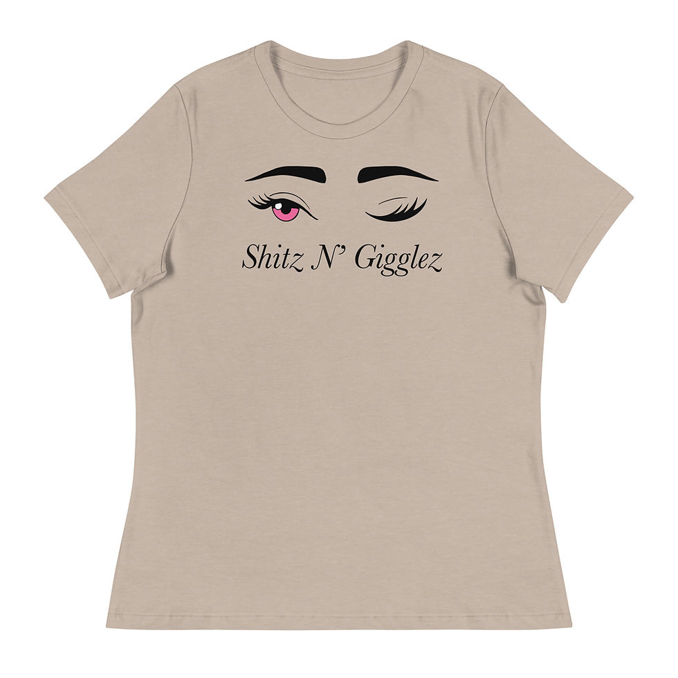 Thumbnail: Winkie Eye Shitz n' Gigglez Women's Relaxed T-Shirt