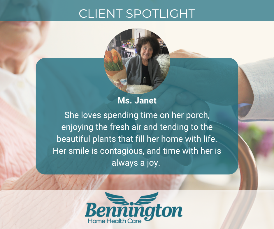 Patient review of Bennington HHC