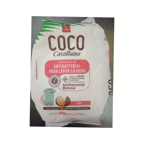 Jabón En Polvo 800gr Coco Cavallaro Bebé Casa Brascesco