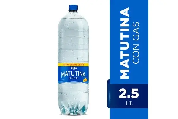 Agua Matutina Con Gas 2.25L