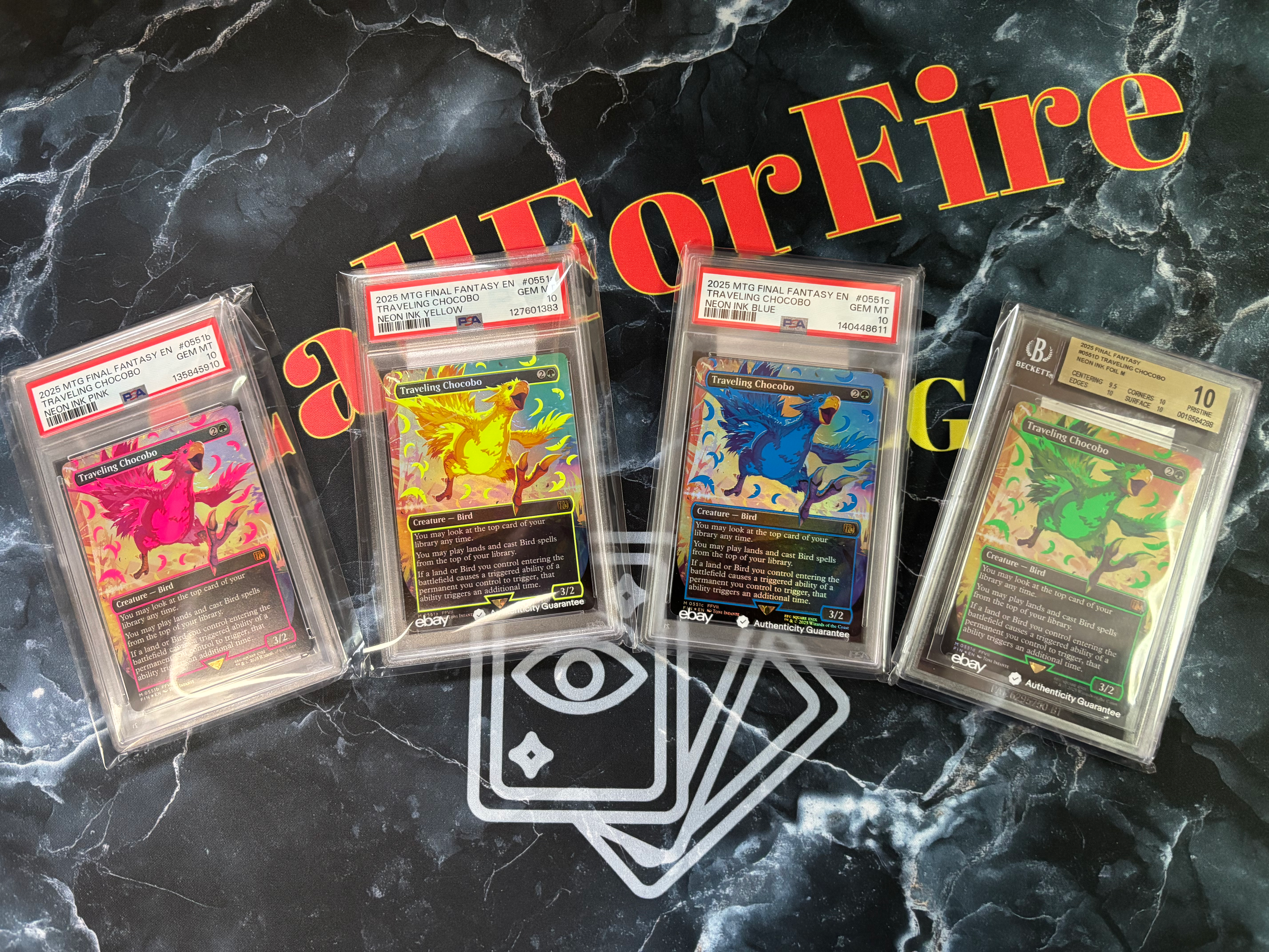 Traveling Chocobo Neon Ink English Set