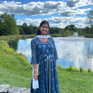 Kavya leading Zumba routine at Cleveland Circle Zumba class