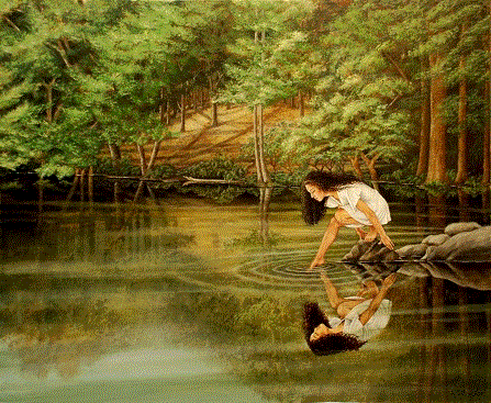 Reflections of God's Love oil painting
