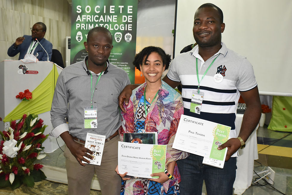 Winner of the African Primatological Society Congress