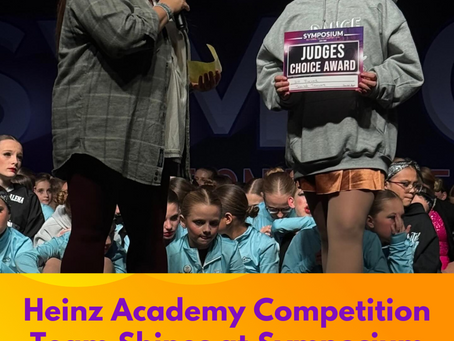 COMPETITION SPOTLIGHT: Heinz Academy Competition Team Shines at Symposium Talent Contest and Gives Back in a Big Way