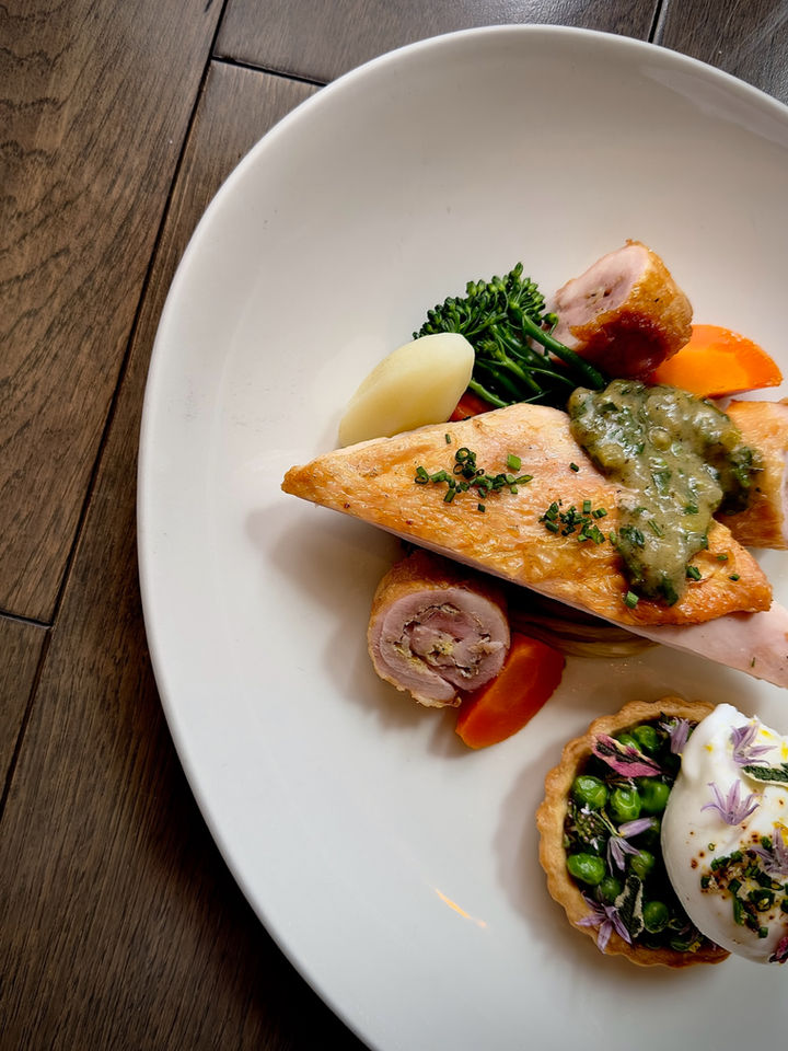 Vegetarian tasting plate