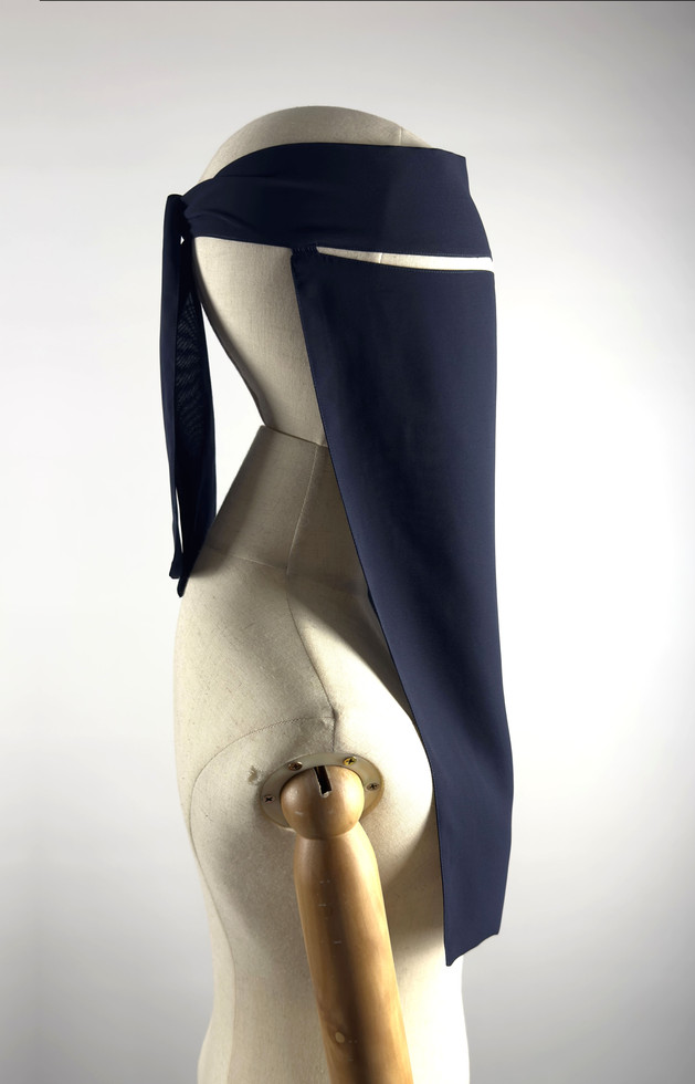 Navy Blue Full Niqab for Muslim women
